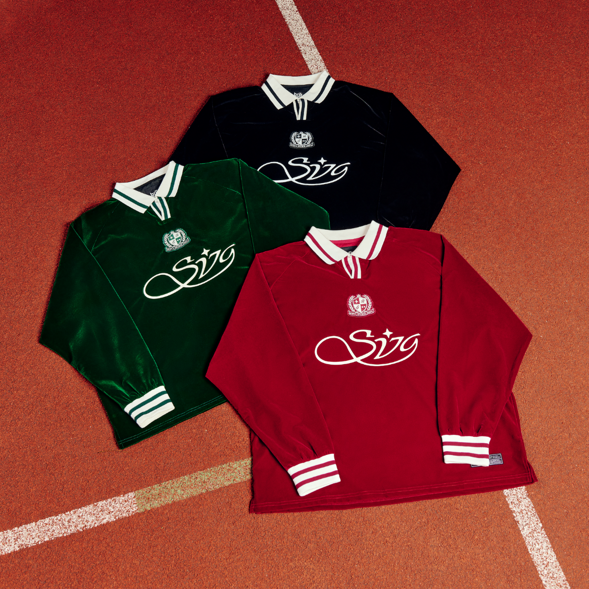 Velvet Jersey in Green