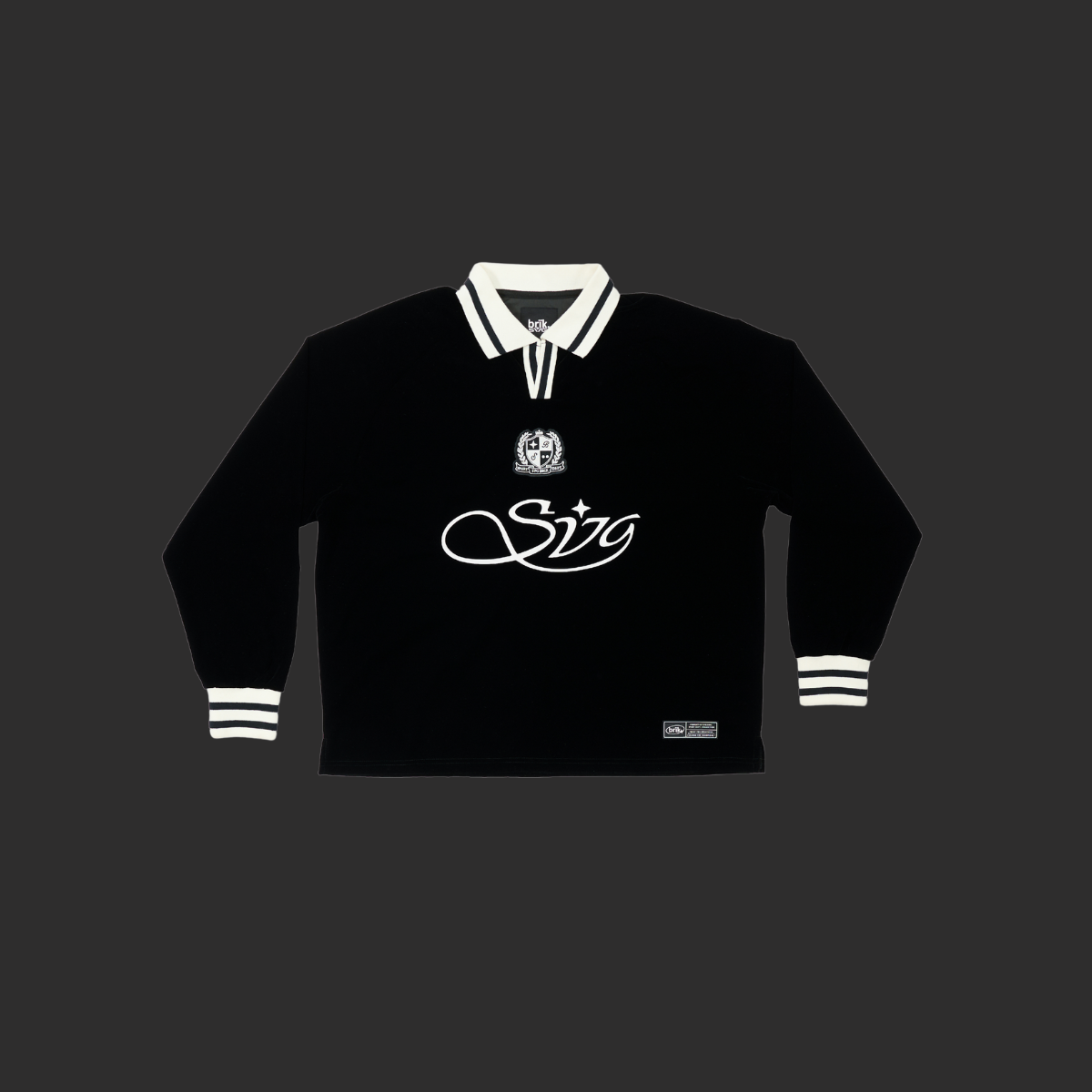 Velvet Jersey in Black