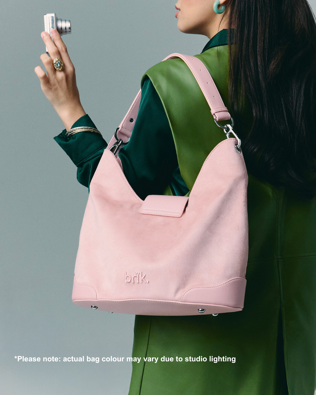 Slouchie Bag in Ballet Pink