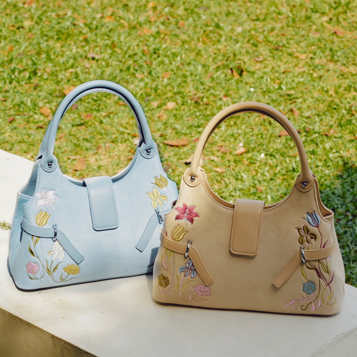 Bunga Hati Bag in Bluebell