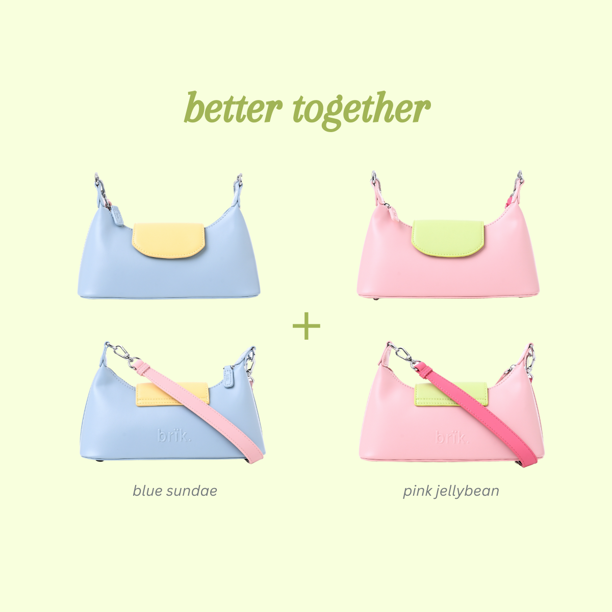 Better Together set in Pink & Blue