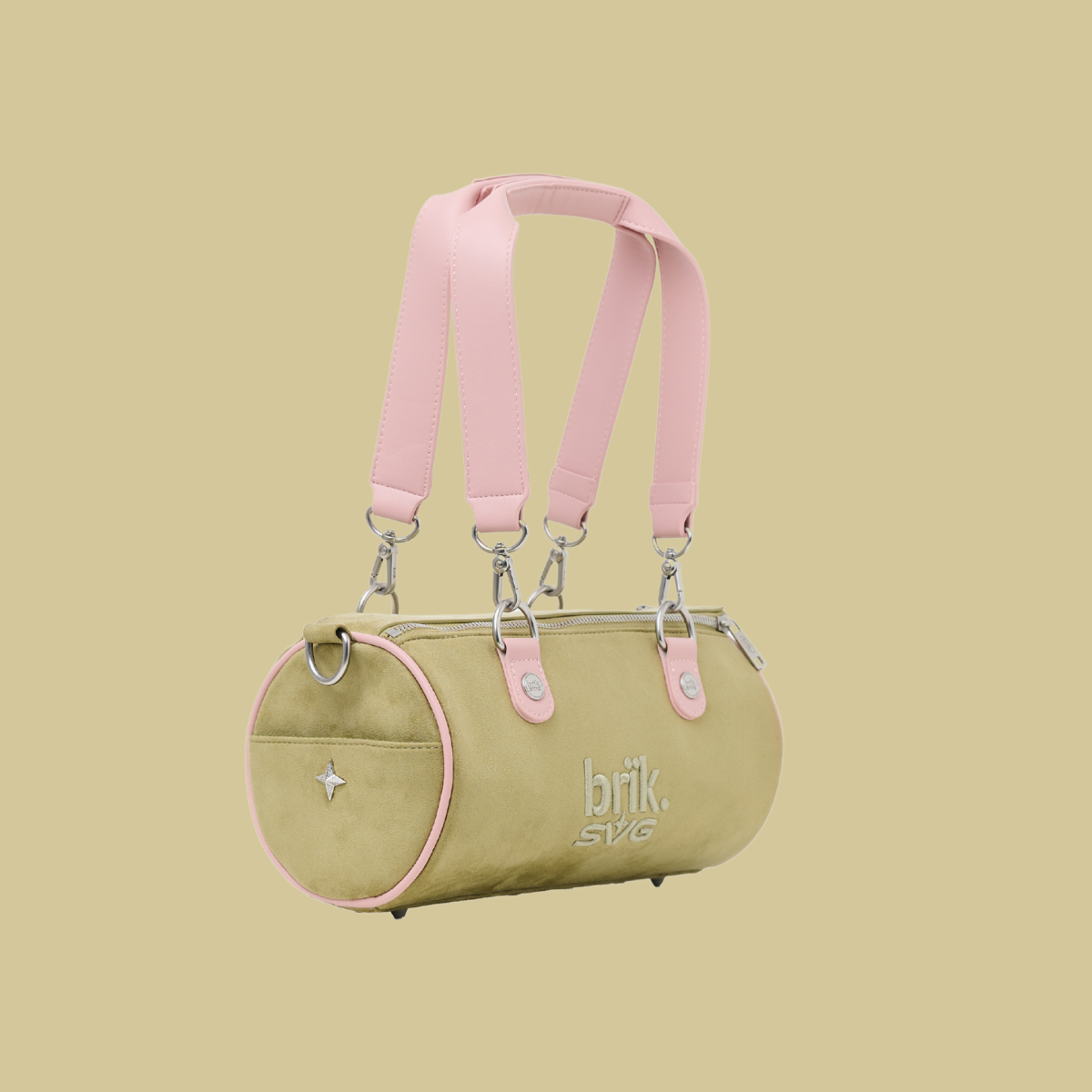 Mini Dufflëtte in Matcha Strawberry