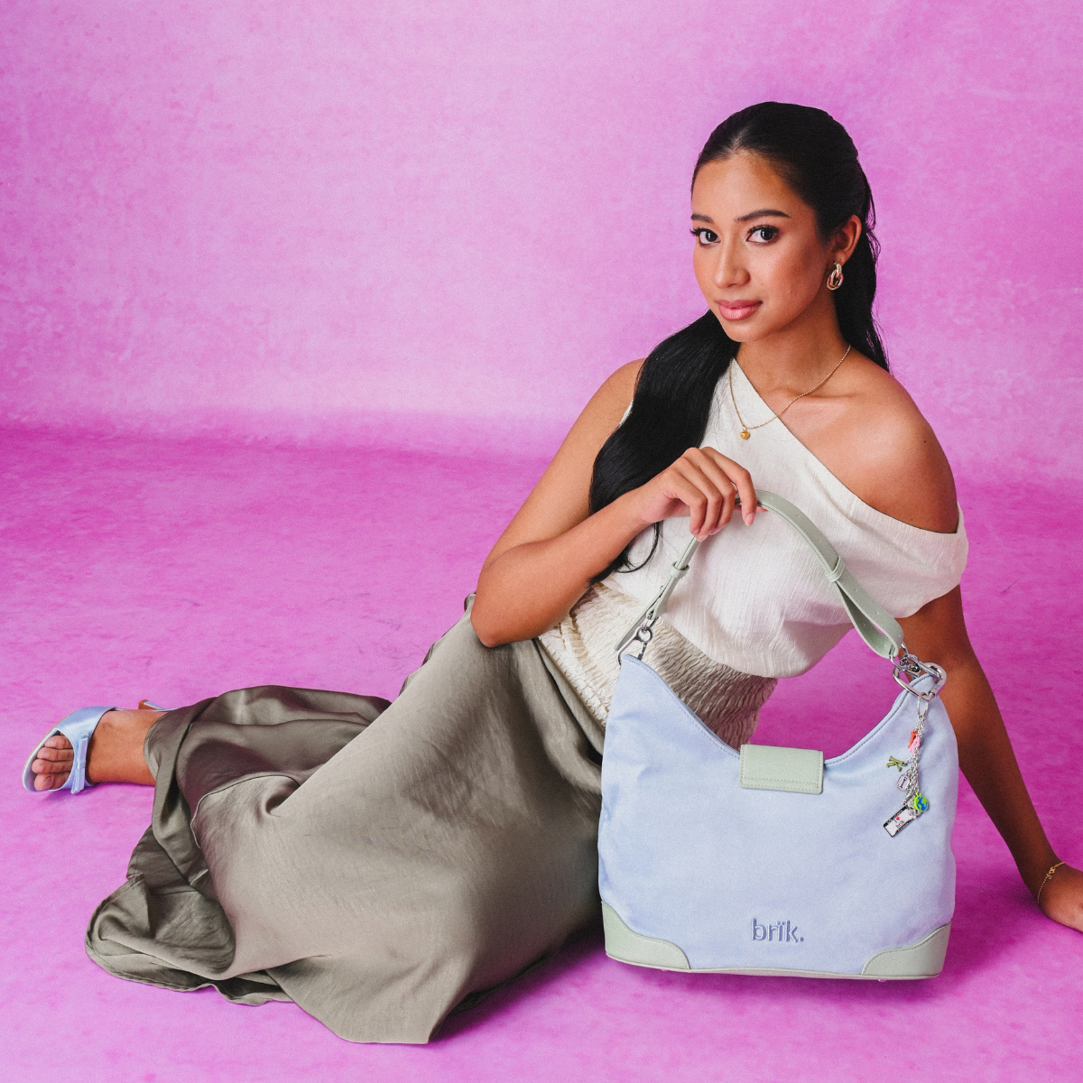 Slouchie Bag in Confetti