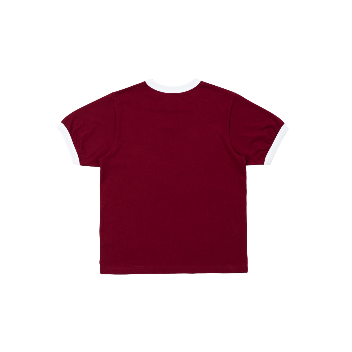 Ringer Tee in Maroon