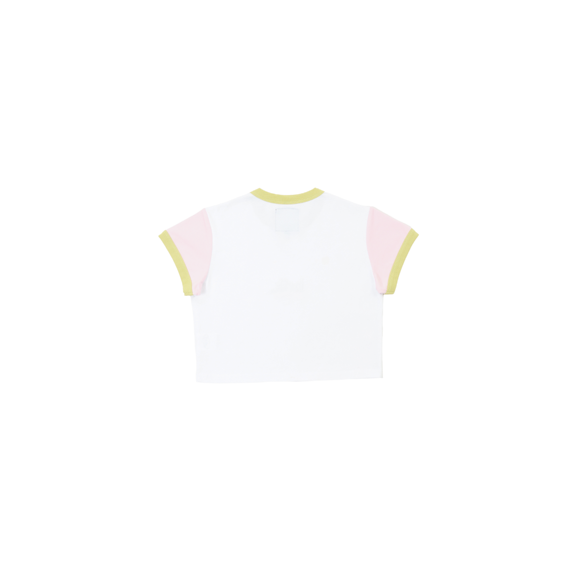 Baby Tee in Matcha Green & Pink