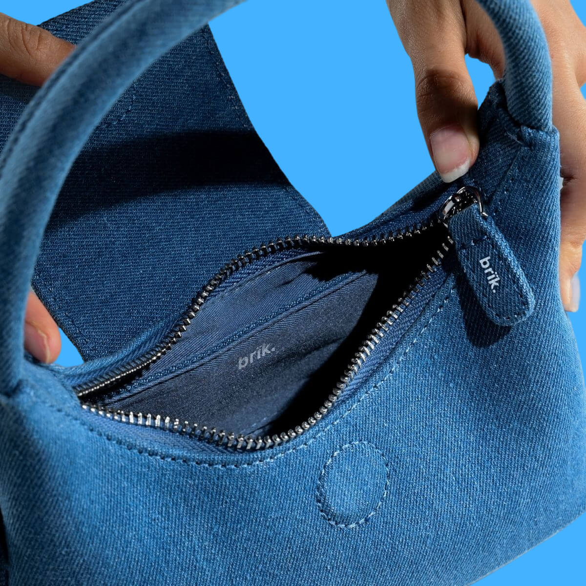 Petite Chroma in Blu Jeans Denim