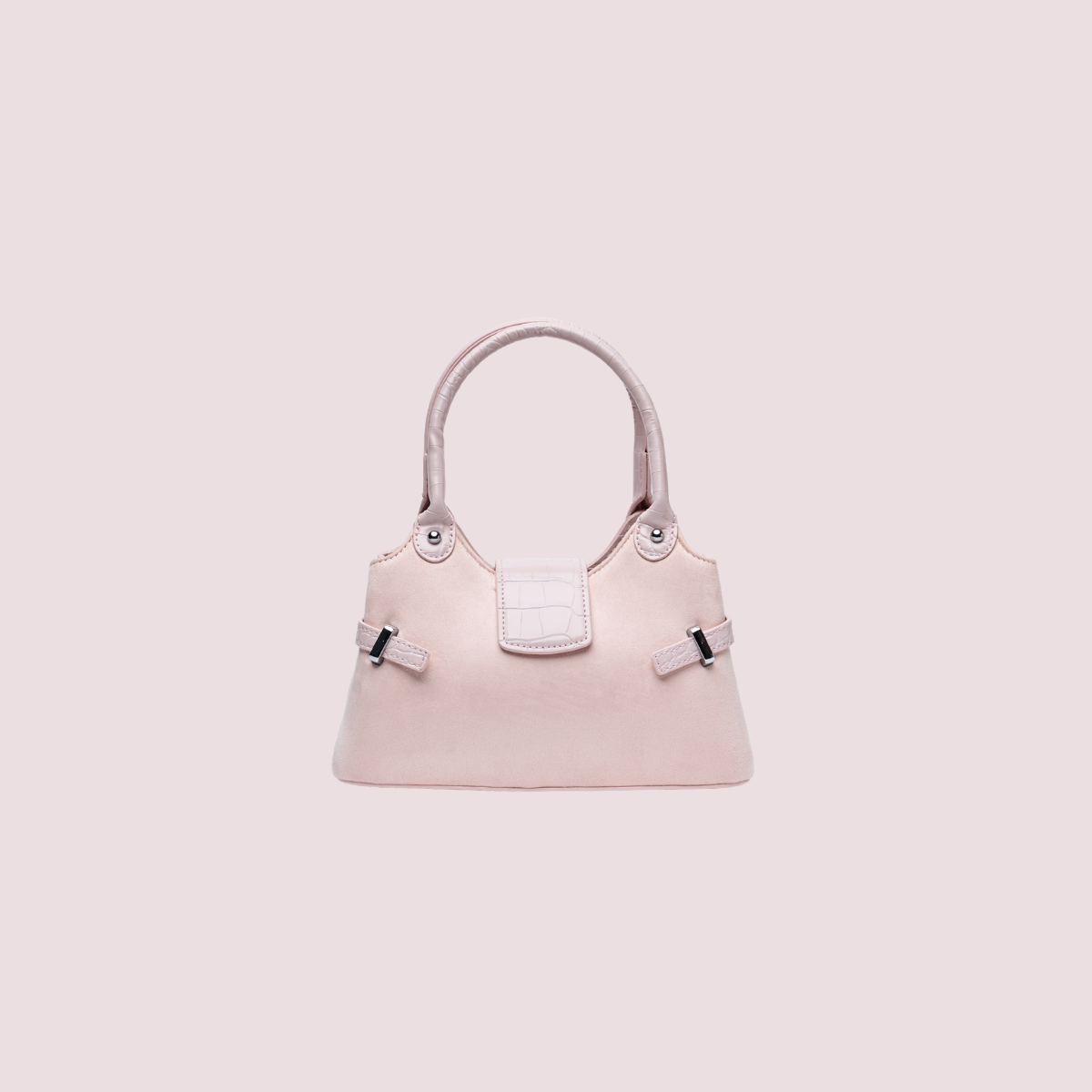 Petite Rêverie Bag [Suede] in Rosewater