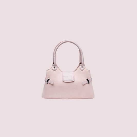 Petite Rêverie Bag [Suede] in Rosewater