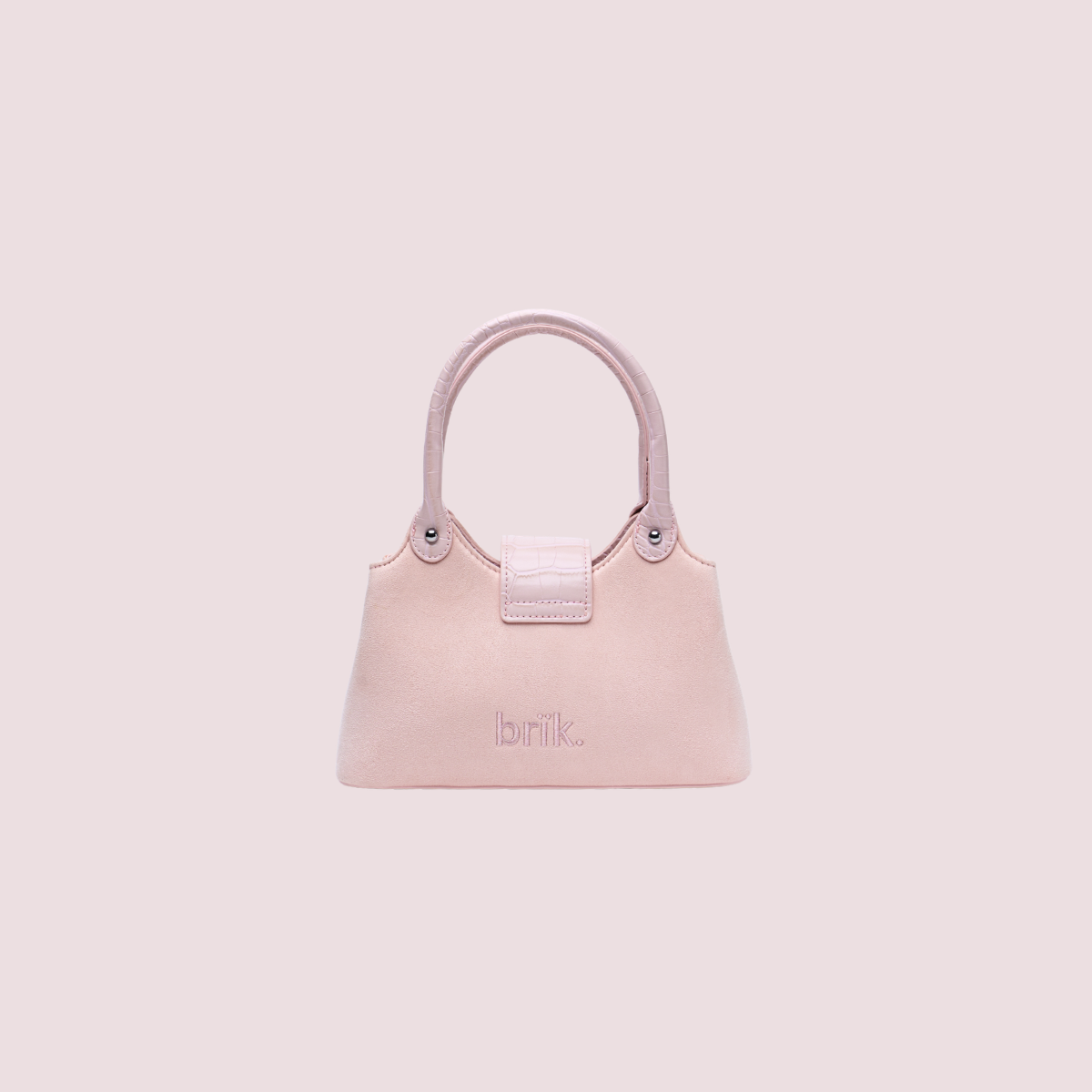 Petite Rêverie Bag [Suede] in Rosewater