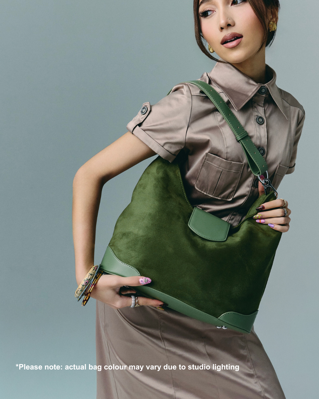 Slouchie Bag in Oregano