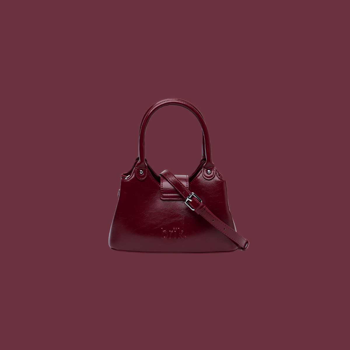 Petite Rêverie Bag in Maroon