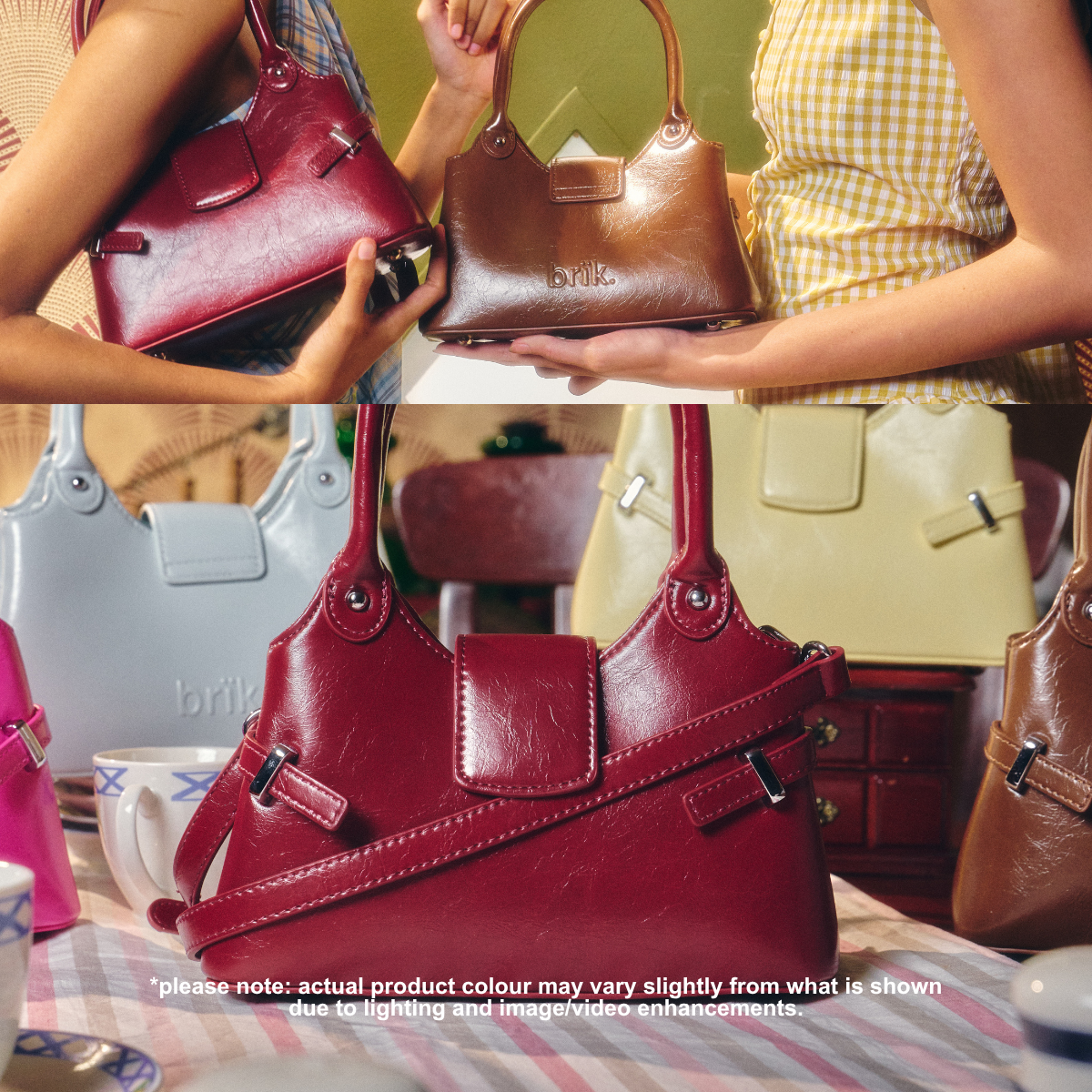 Petite Rêverie Bag in Maroon