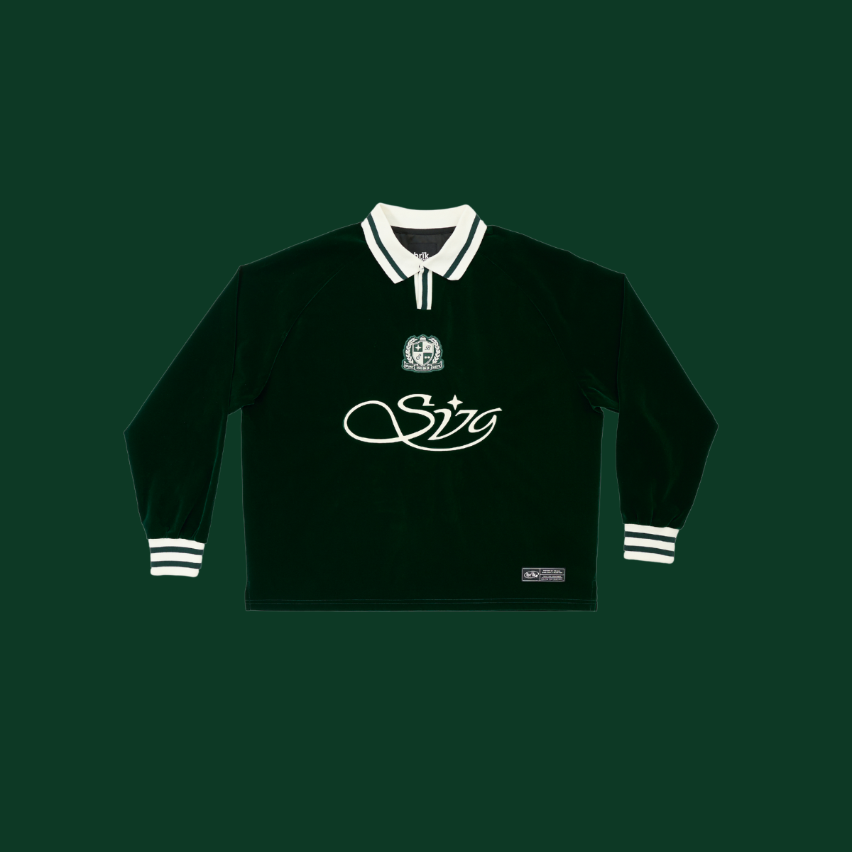 Velvet Jersey in Green