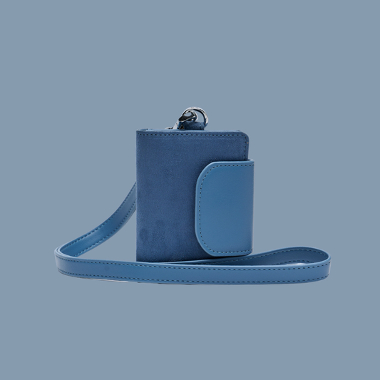 Compact Pal [Suede] in Stone Blue
