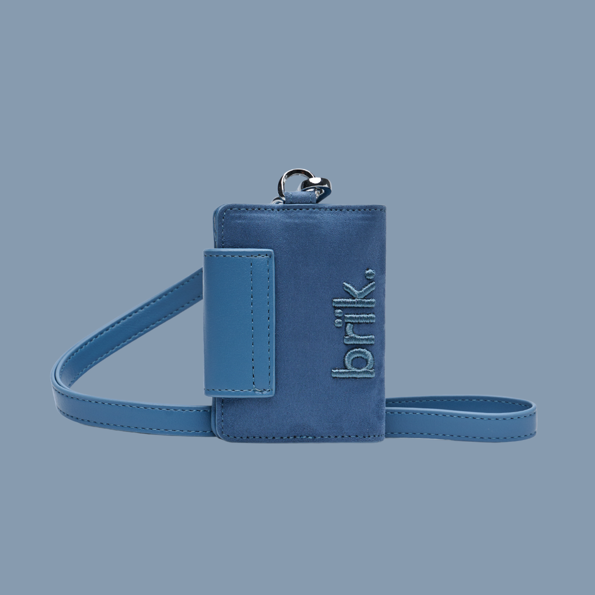 Compact Pal [Suede] in Stone Blue