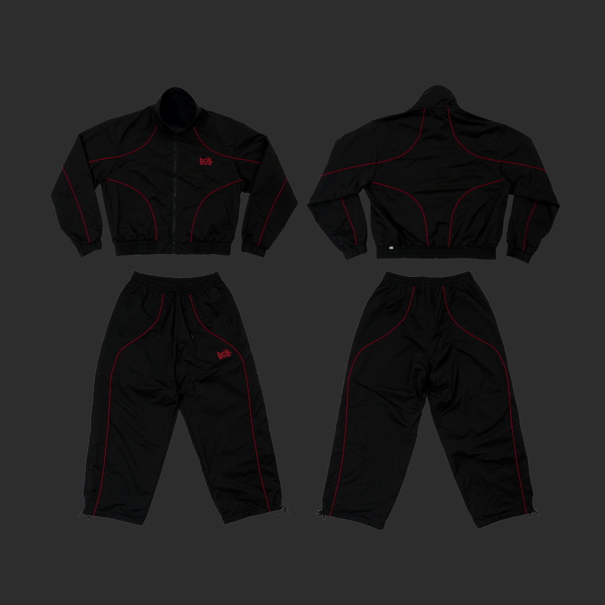 Reversible Trackset in Black