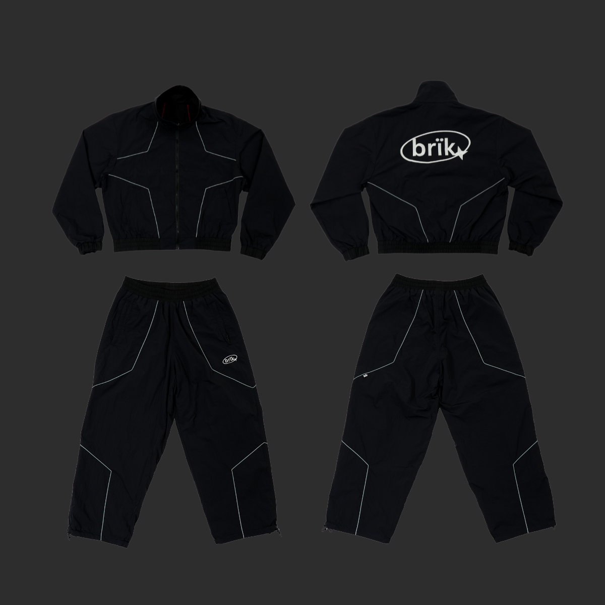 Reversible Trackset in Black