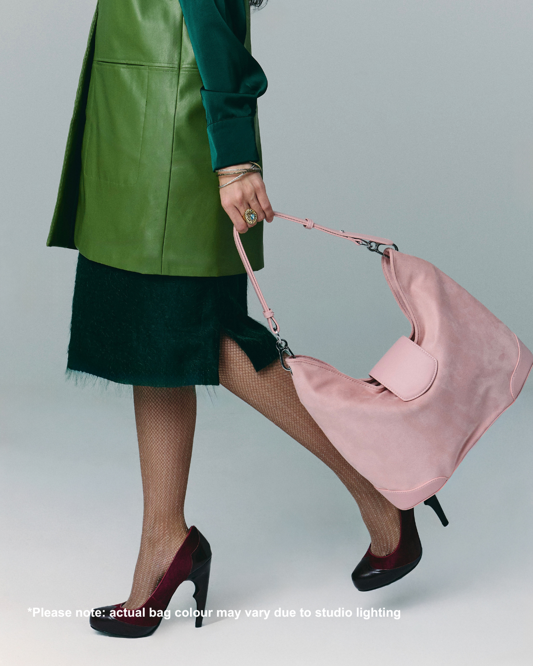 Slouchie Bag in Ballet Pink