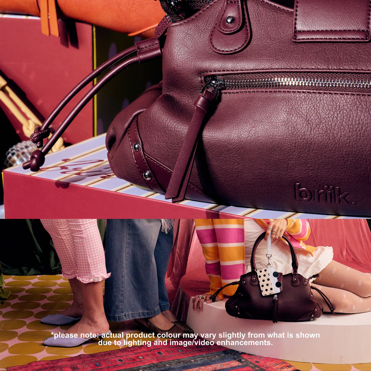 Pixie Bag in Cherrytini