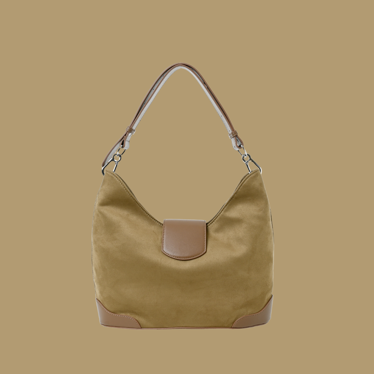 Slouchie Bag in Moss Brown