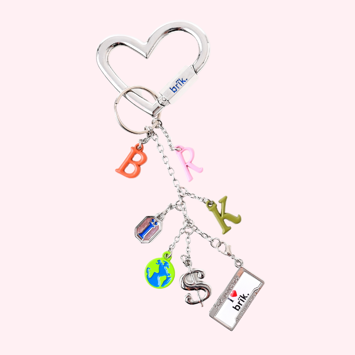 brïk 2nd Anniversary Charm Keychain
