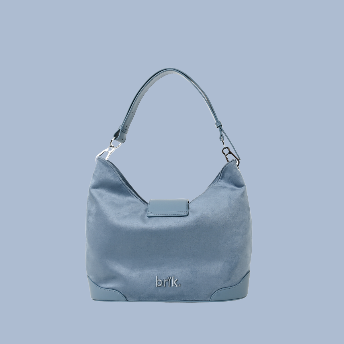 Slouchie Bag in Stone Blue