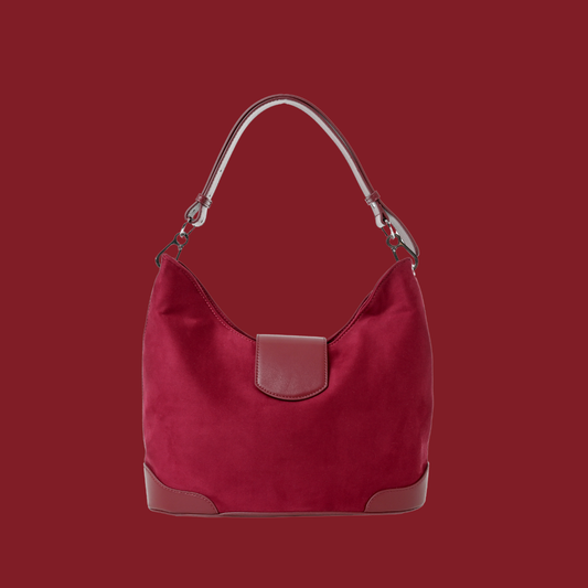 Slouchie Bag in Scarlet