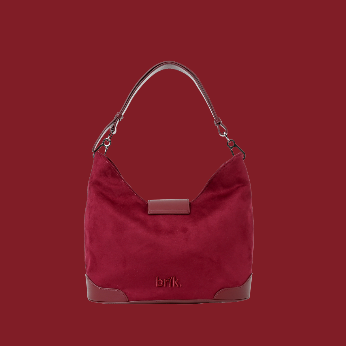 Slouchie Bag in Scarlet