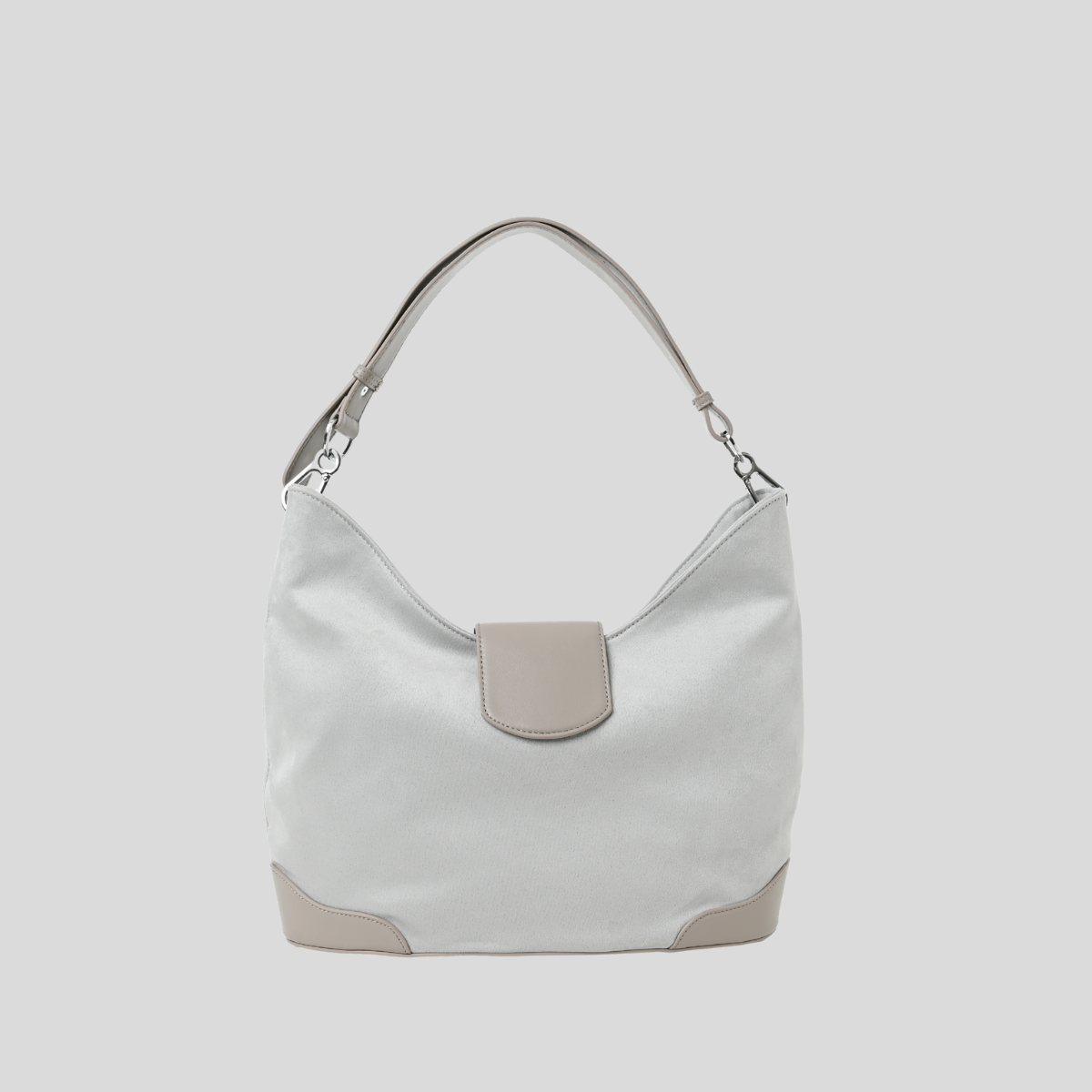 Slouchie Bag in Silverfox
