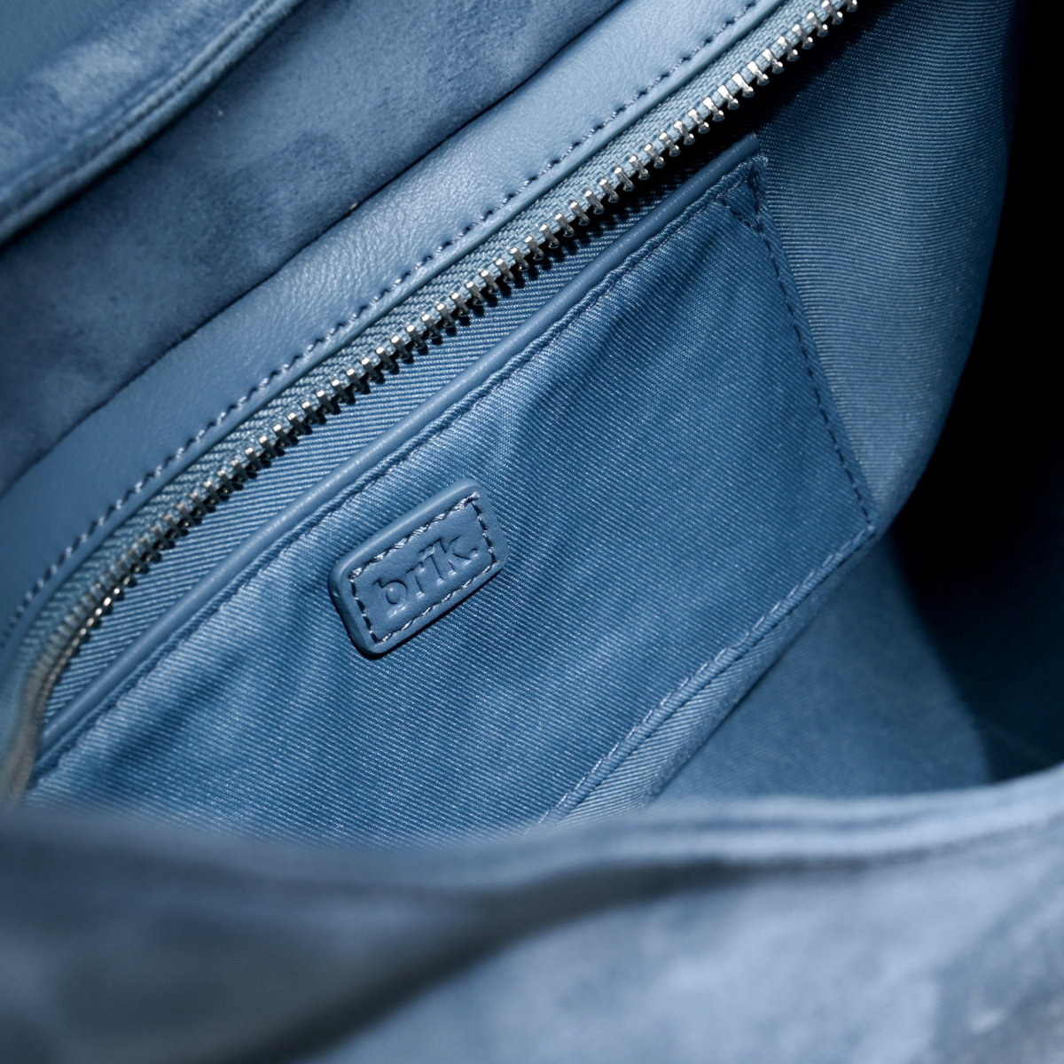 Slouchie Bag in Stone Blue