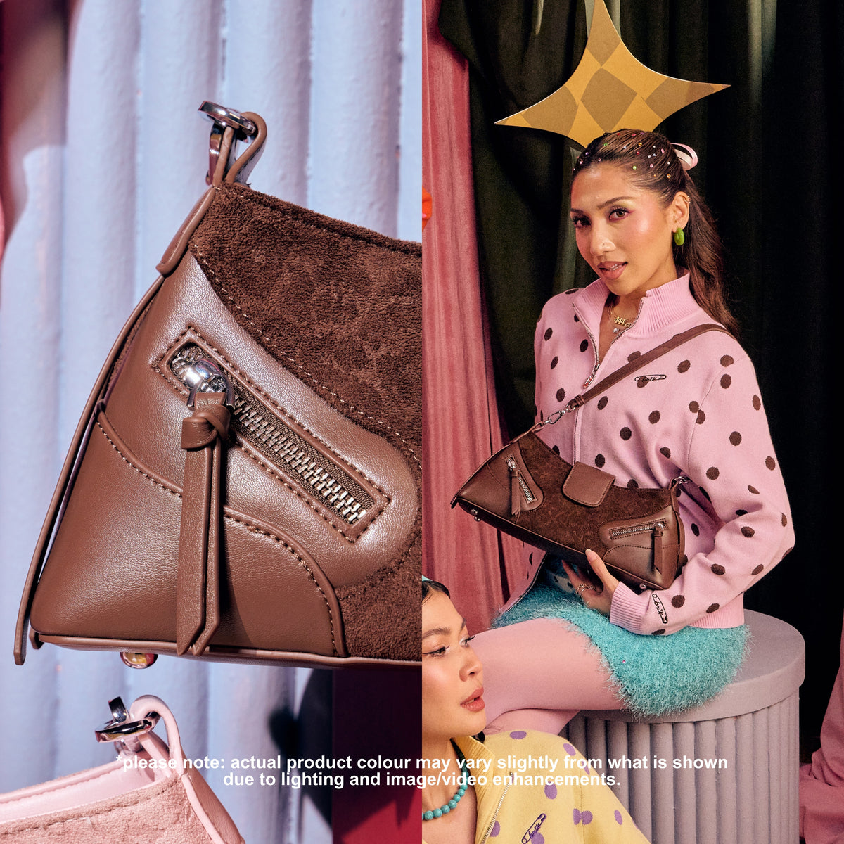Posie Bag in Ganache