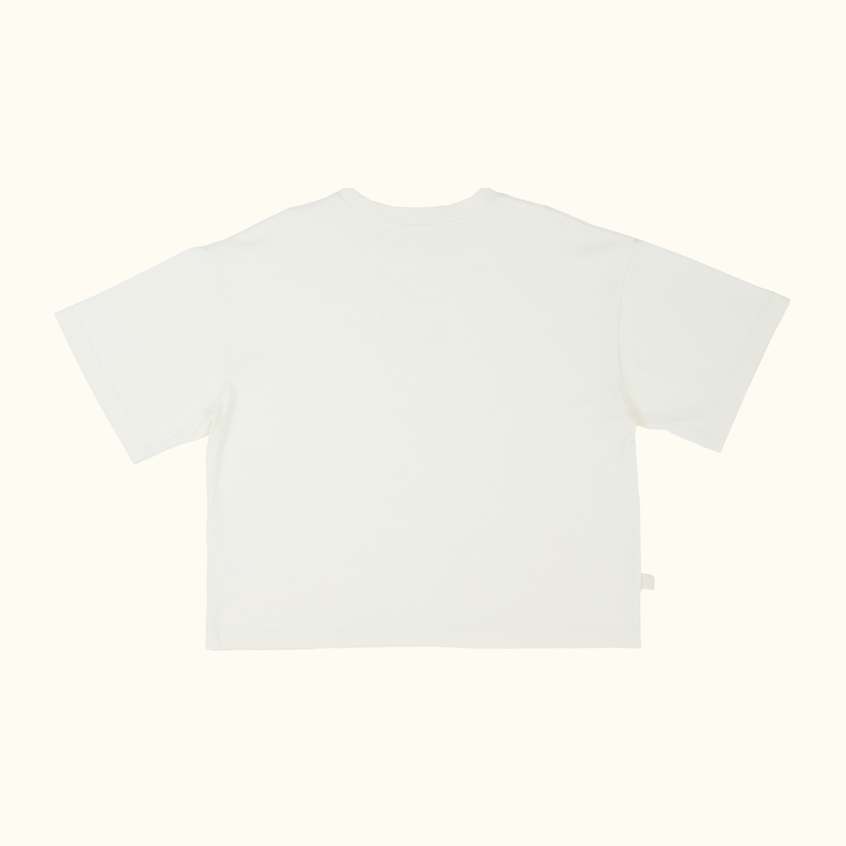 The Boxy Tee in Cream