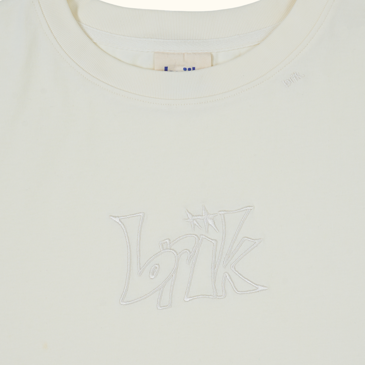 The Boxy Tee in Cream