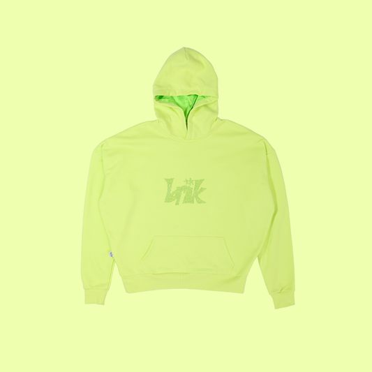The Snuggle Hoodie in Lime Green