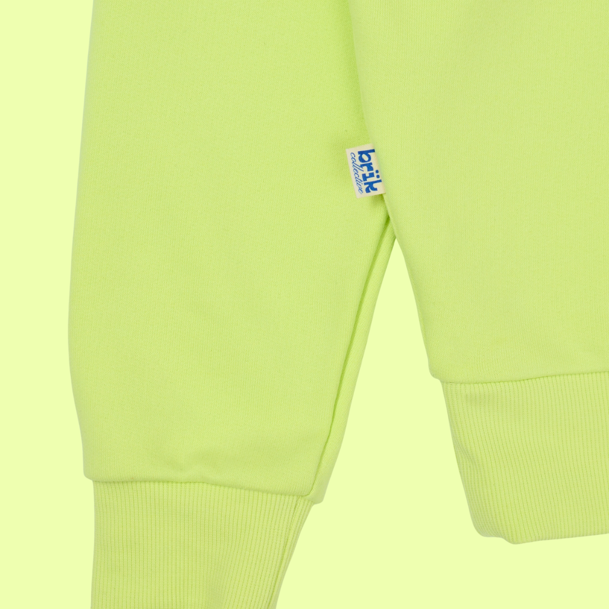 The Snuggle Hoodie in Lime Green