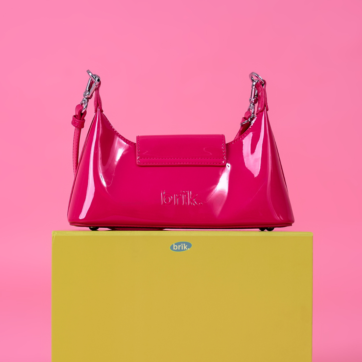 Vol 1: Chroma Bag in Raspberry – brïk. Vol 1: Chroma Bag in Raspberry – brïk.