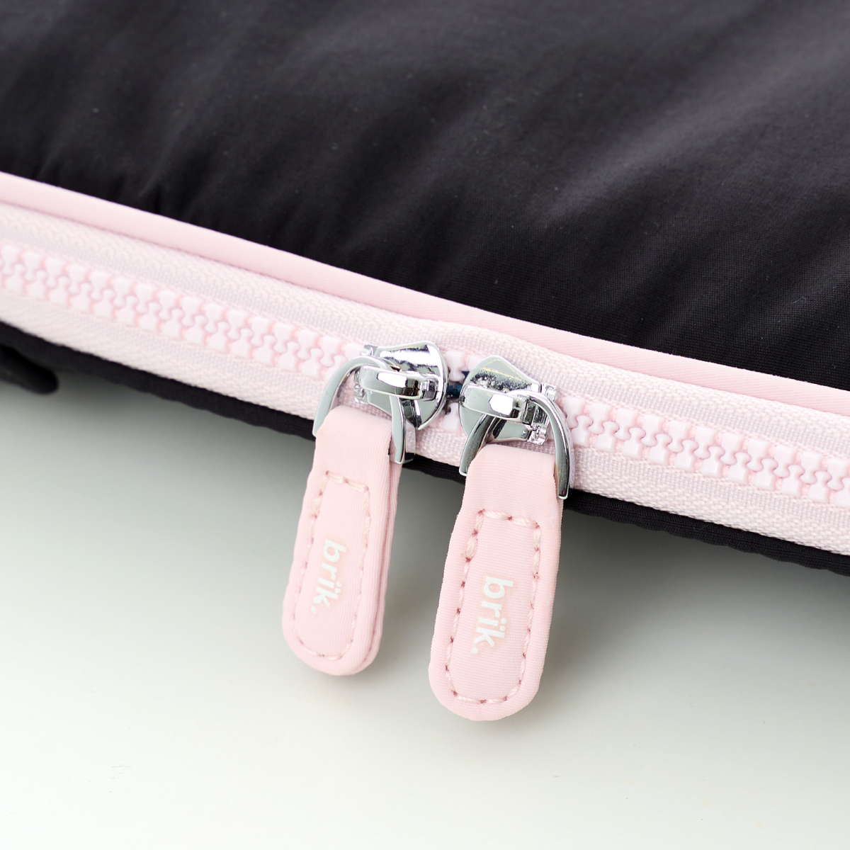 Laptop Hugger in Black + Pink