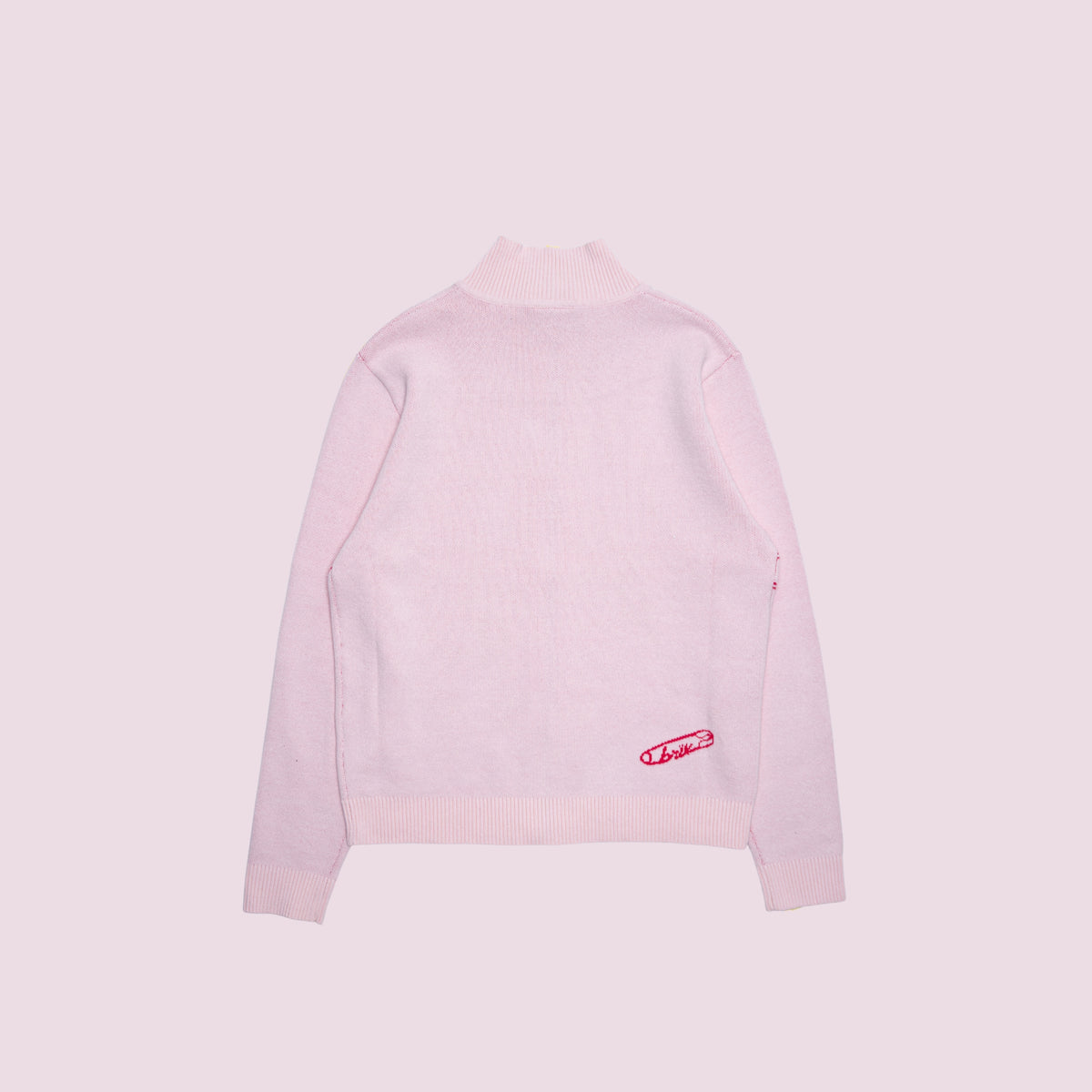 Cardi Knit Script in Pink