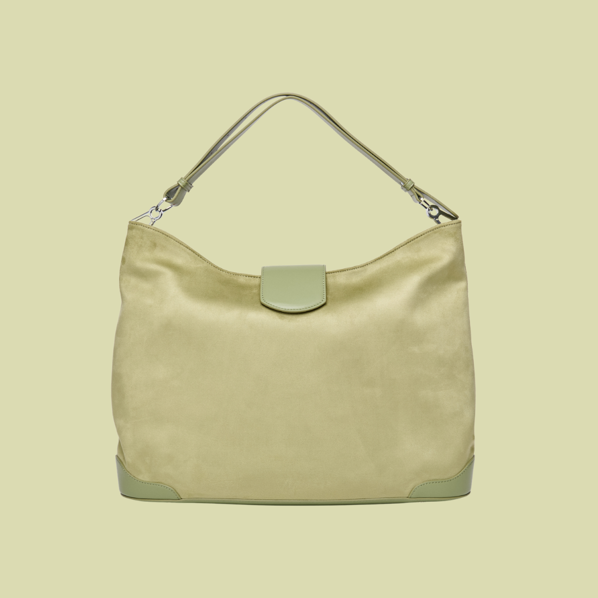 Upsized Slouchie Bag in Pistachio