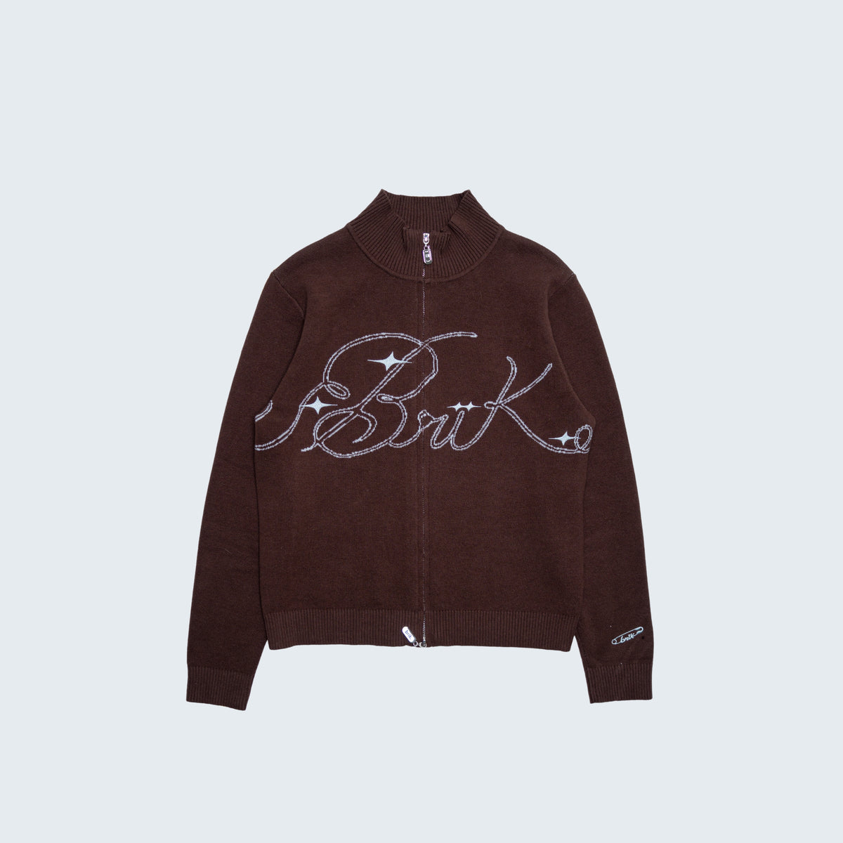 Cardi Knit Script in Brown