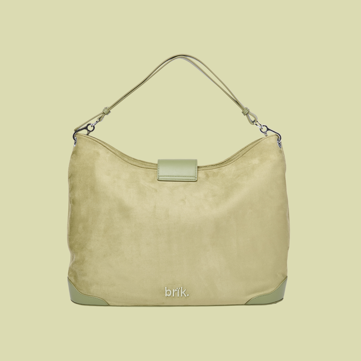 Upsized Slouchie Bag in Pistachio