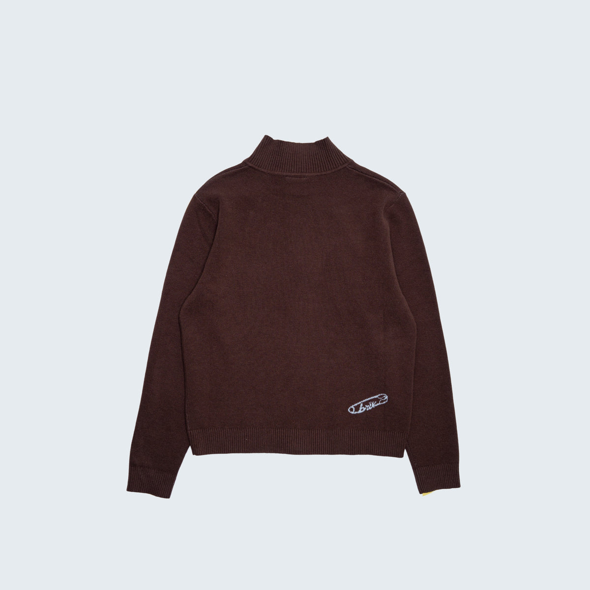 Cardi Knit Script in Brown