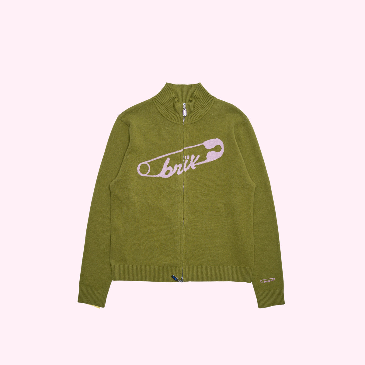 Cardi Knit Pin in Green