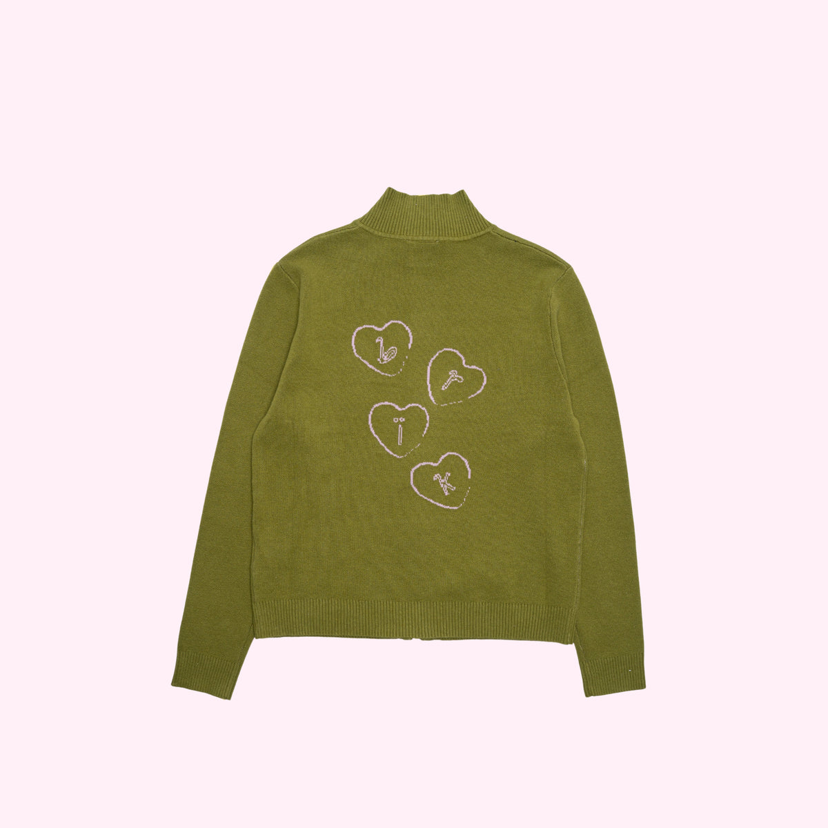 Cardi Knit Pin in Green