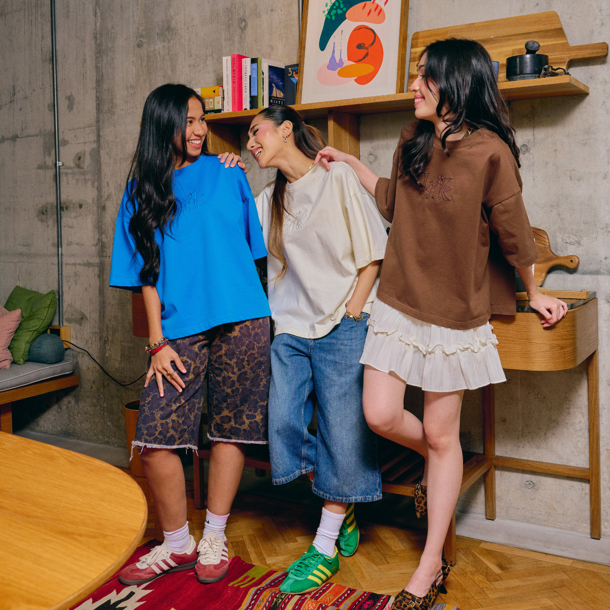 The Boxy Tee in Cream