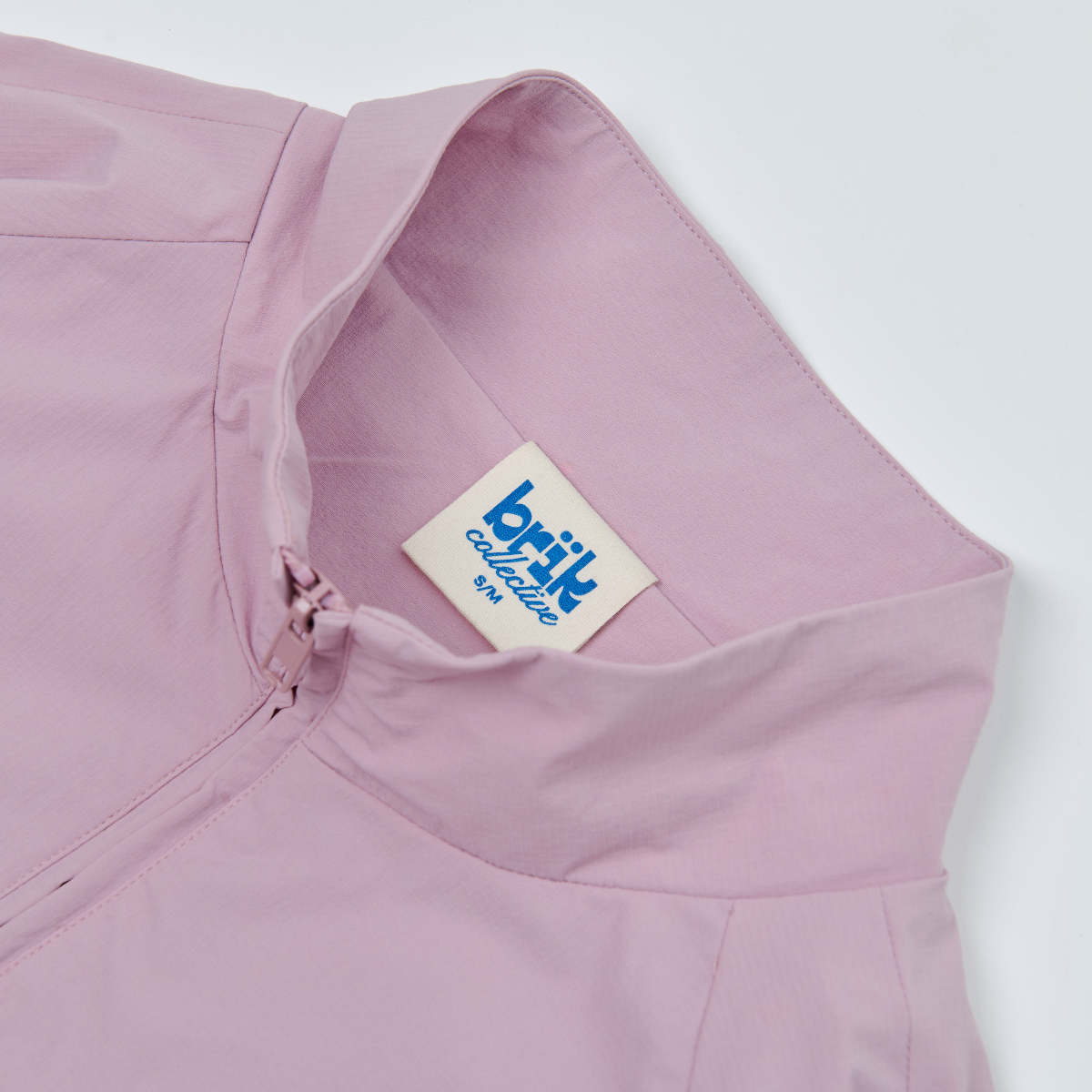 All-Day Standcollar Windbreaker in Powder Pink