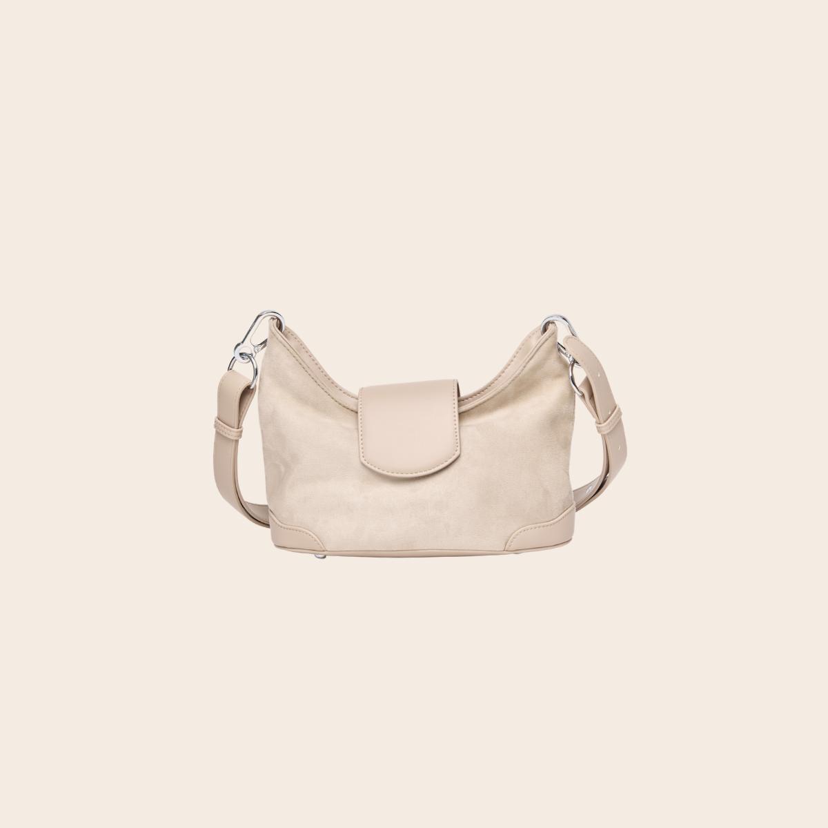Petite Slouchie Bag in Cookie Dough