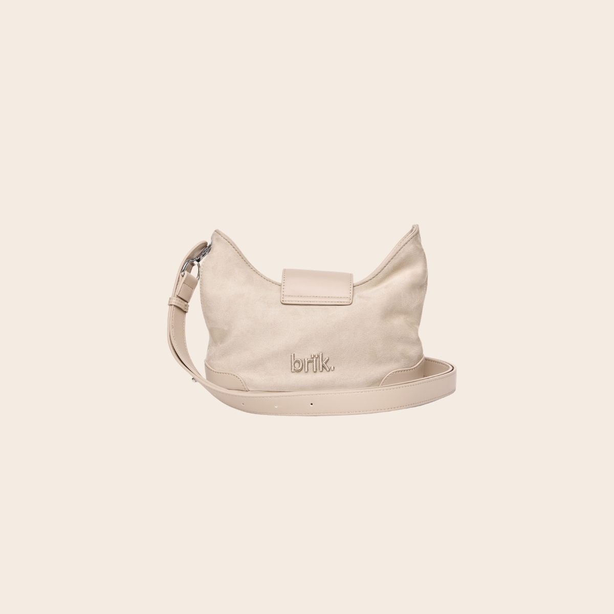 Petite Slouchie Bag in Cookie Dough