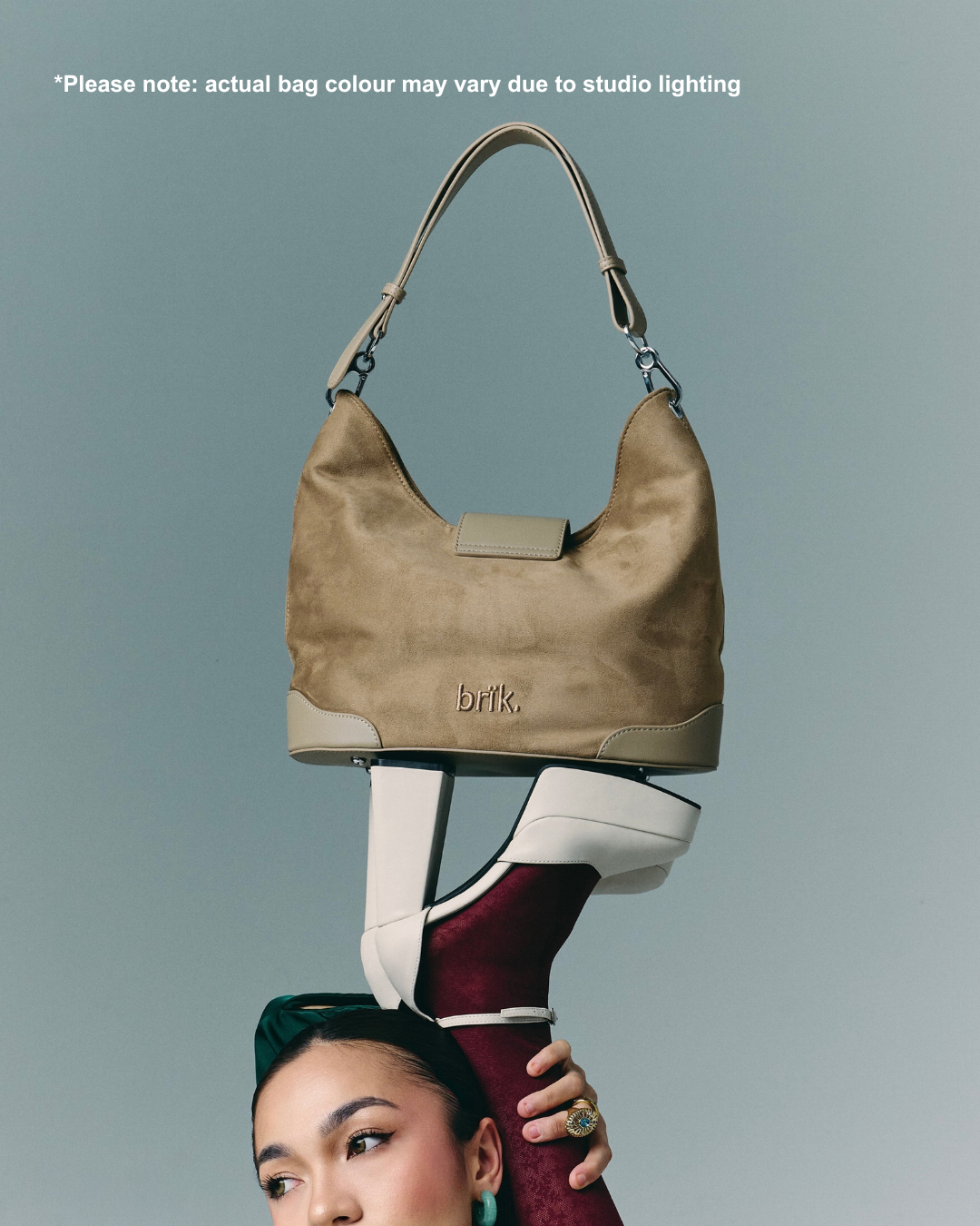 Slouchie Bag in Biscotti