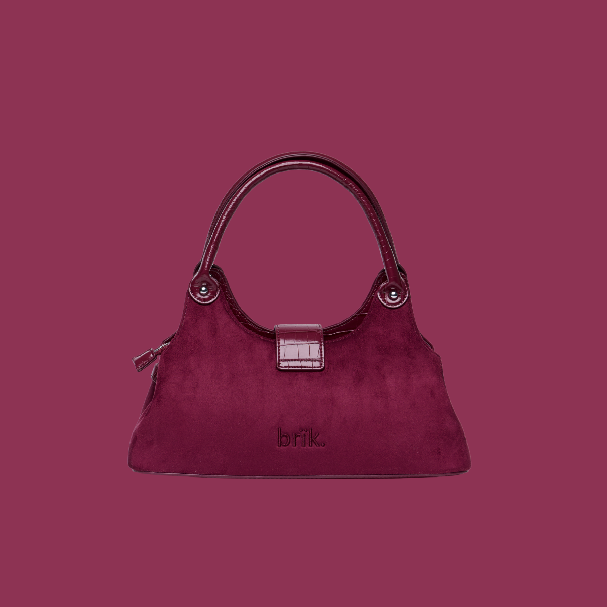 Rêverie Bag [Suede] in Red Velvet